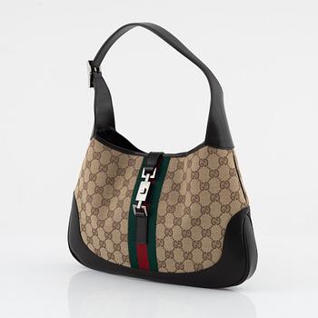 Gucci, a leather and canvas 'Jackie' handbag, 1999.