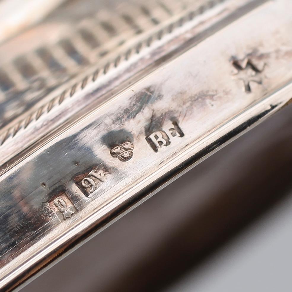 SKÅL på fot, silver, Göteborg 1879.