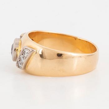 Brilliant-cut diamond ring by Ewert Gustavsson.