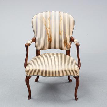 Frits Henningsen, a mahogany armchair, Denmark.