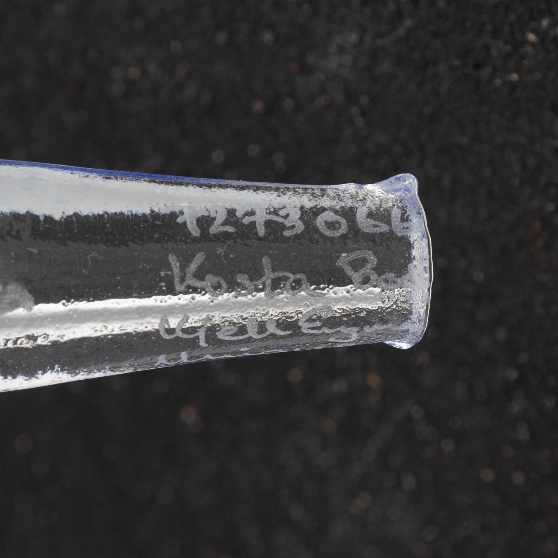 Kjell Engman, a bird glass sculpture, Kosta Boda, signed.