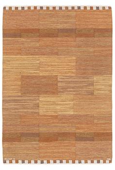 282. Marianne Richter, a 'Muren, brun' carpet, flat weave, c. 262 x 168 cm, signed AB MMF S MR.