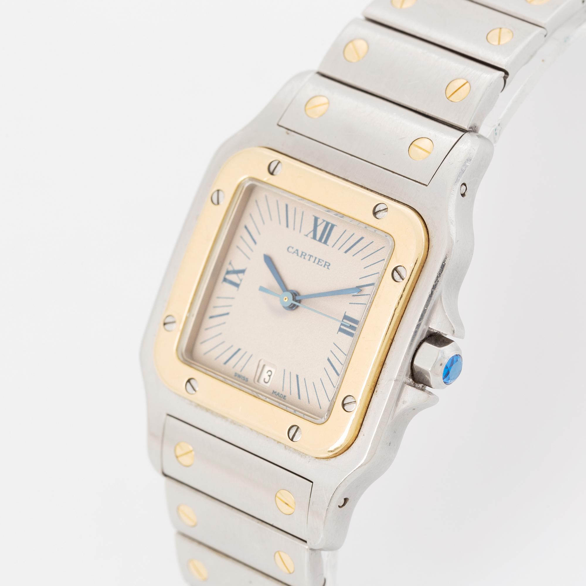 Cartier, Santos Galbée, wristwatch, 29 x 29 (41) mm.