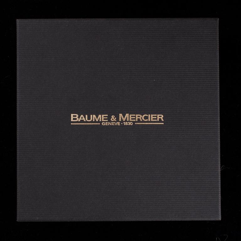 ARMBANDSUR, Baume & Mercier, Hampton Milleis 2000, stål, svart alligatorläderarmband.