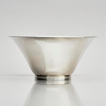 Wiwen Nilsson, a sterling silver bowl, Lund, Sweden 1968.