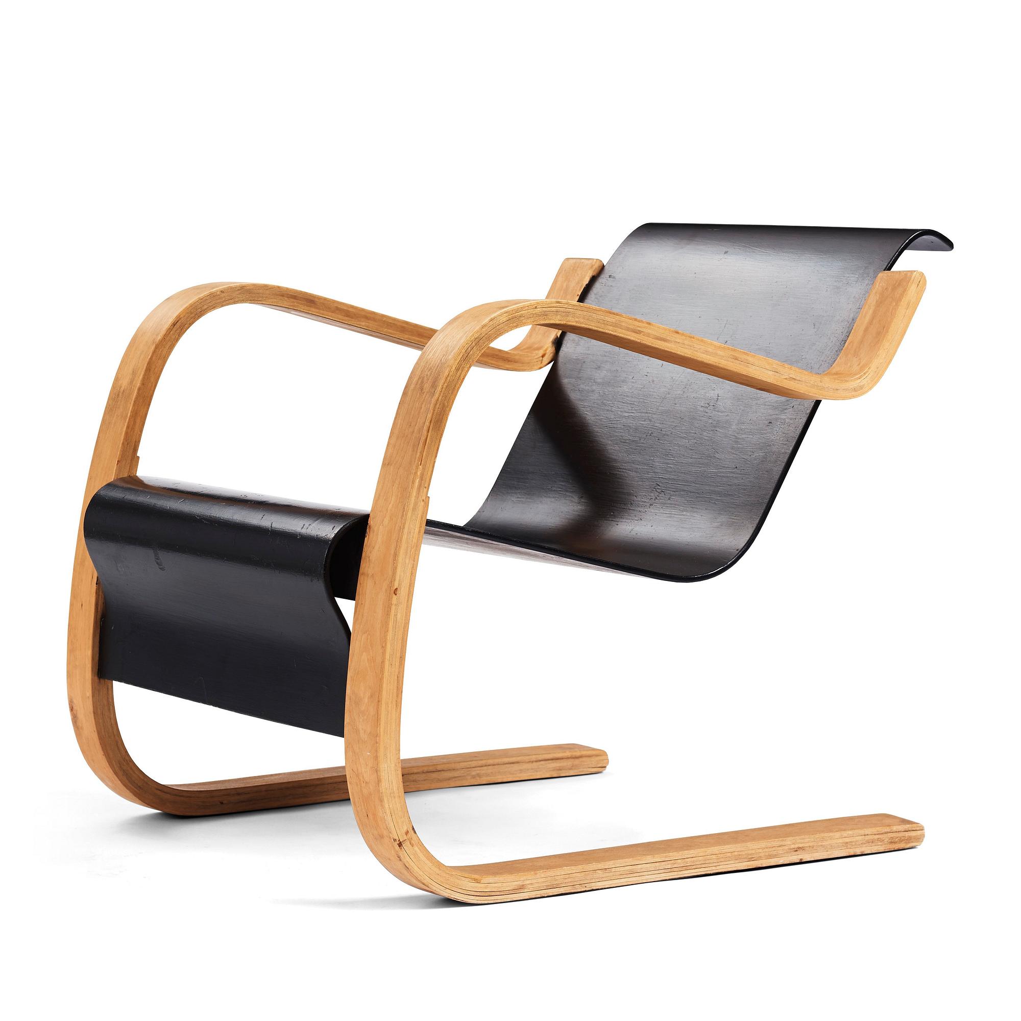 Alvar Aalto, a 'model 31' armchair, produced by O.y Huonekalu-ja Rakennustyötehdas, Finland or Aalto Design, Swedish Artek Hedemora.