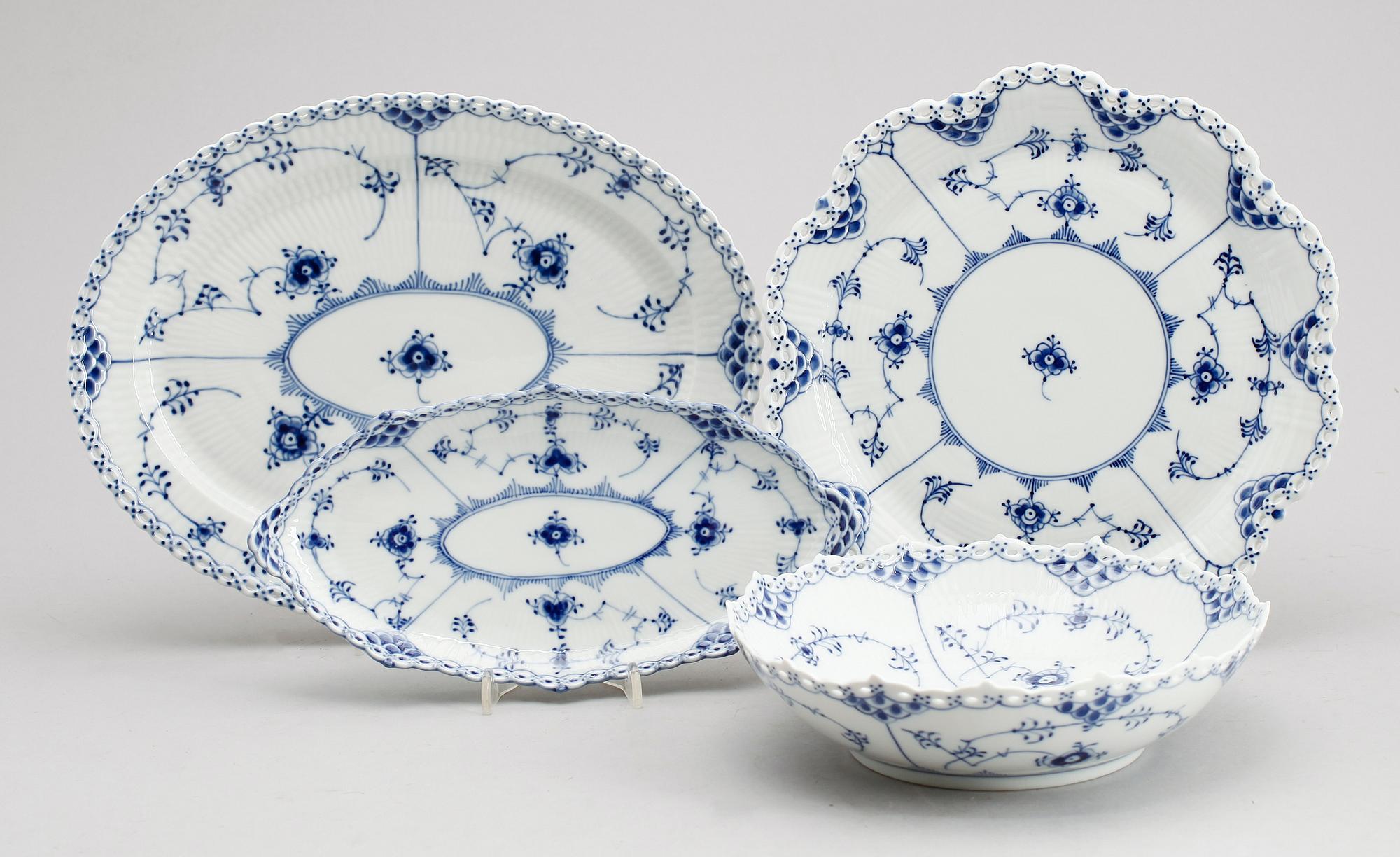 SERVISPORSLIN, 4 delar, Royal Copenhagen.