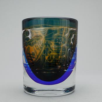 VAS, glas, "Gondoliären", Edvin Öhrström, Orrefors Gallery,  signerad och nurerad.