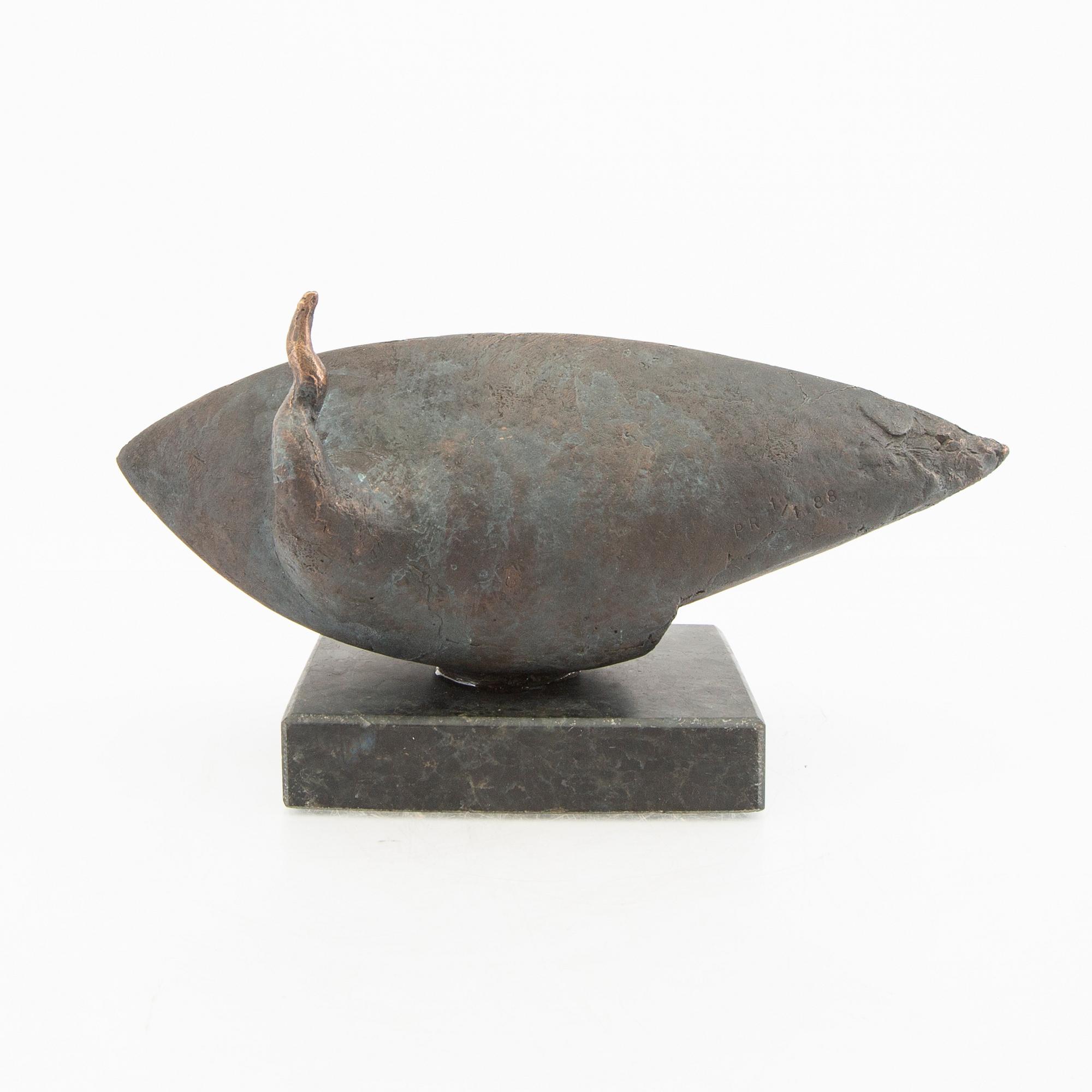 Pekka Rytkönen, skulptur, brons, signerad daterad och numrerad  1/1 88.