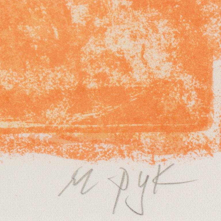 MADELEINE PYK, a colour lithograph, signed and numbered 156/360.