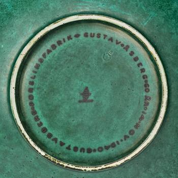 Wilhelm Kåge, an Argenta stoneware dish, model 1035, Gustavsberg, Sweden 1940.