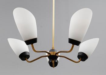 TAKLAMPA, 1900-talets mitt. Höjd ca 61 cm.