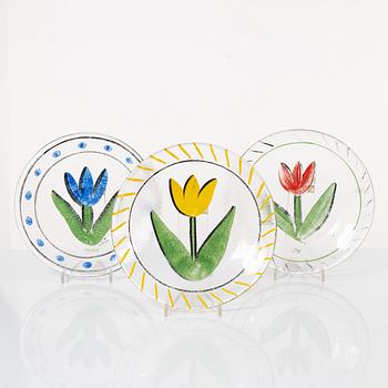 Ulrica Hydman-Vallien, matservis, 42 delar, glas, modell "Tulipa", Kosta Boda.