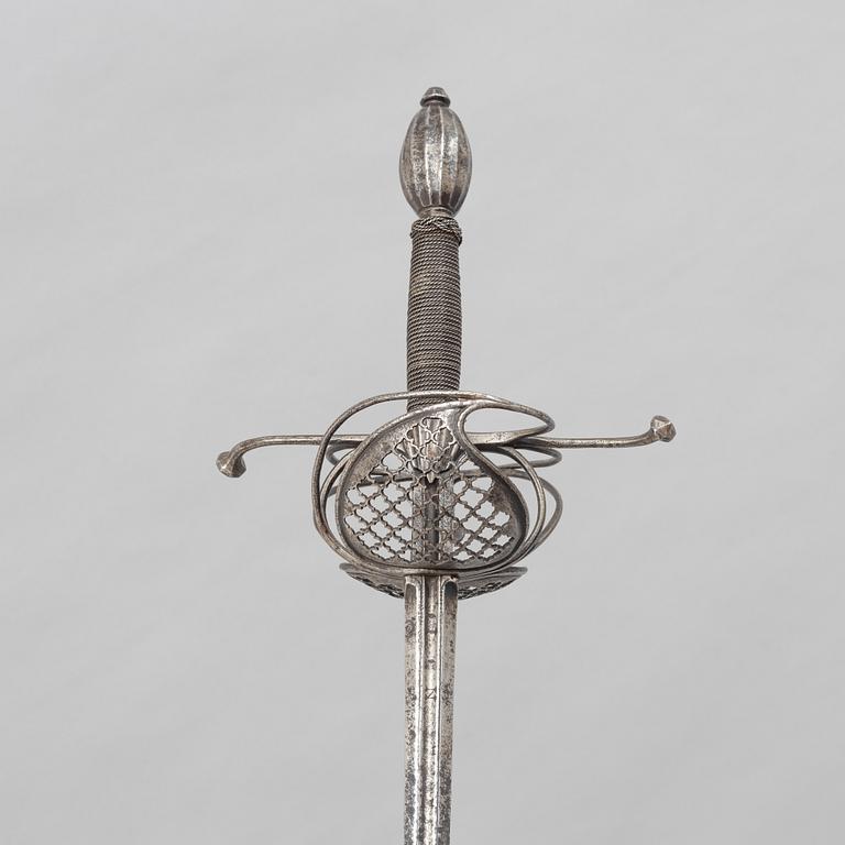 Rapier, second half of the 17th century.