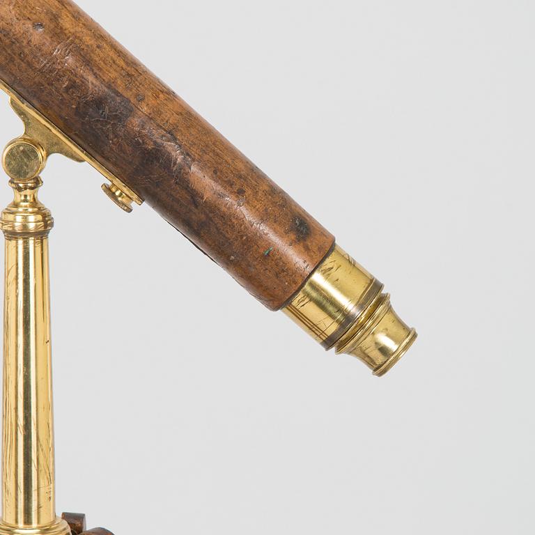 Teleskop med stativ, D. McGregor & Co Glasgow & Greenock, England, 1800/1900-tal.