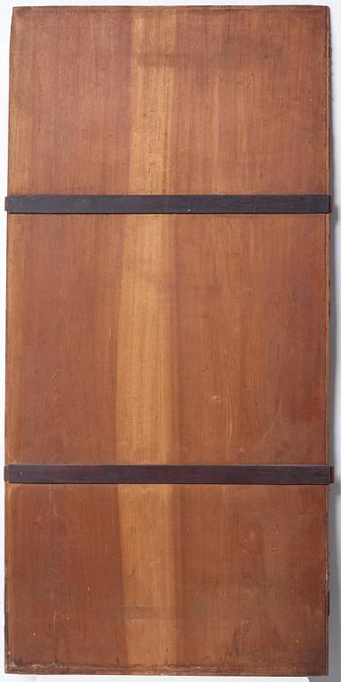 Two wooden panels, Qing dynasty, circa 1900.