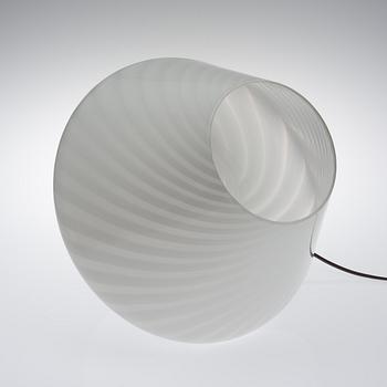 BORDSLAMPA, glas, 1900-talets senare hälft.