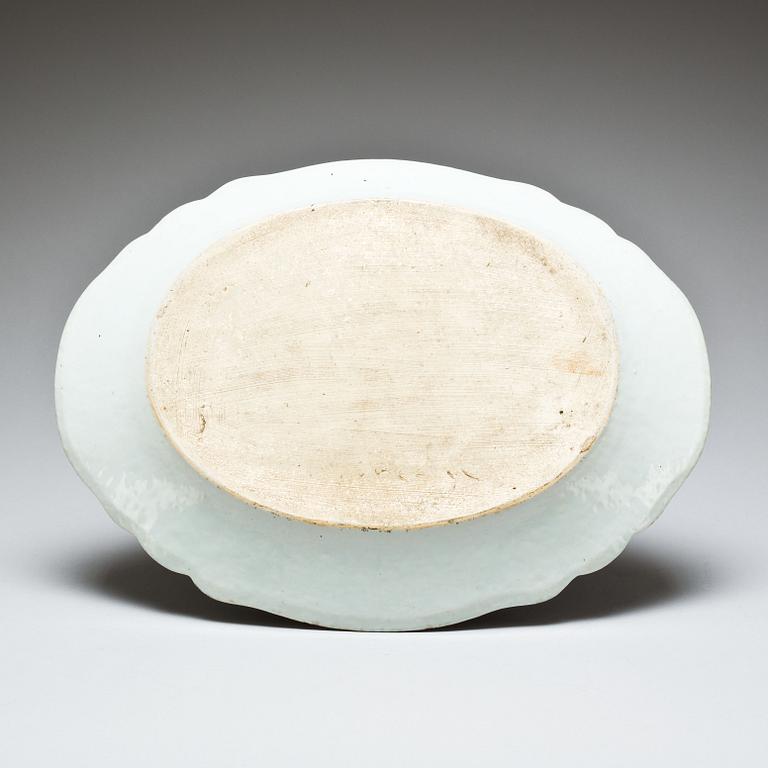 STEKFAT, kompaniporslin, Kina, Qialong, 1736-95.