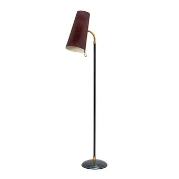 A mid-20th century floor lamp.