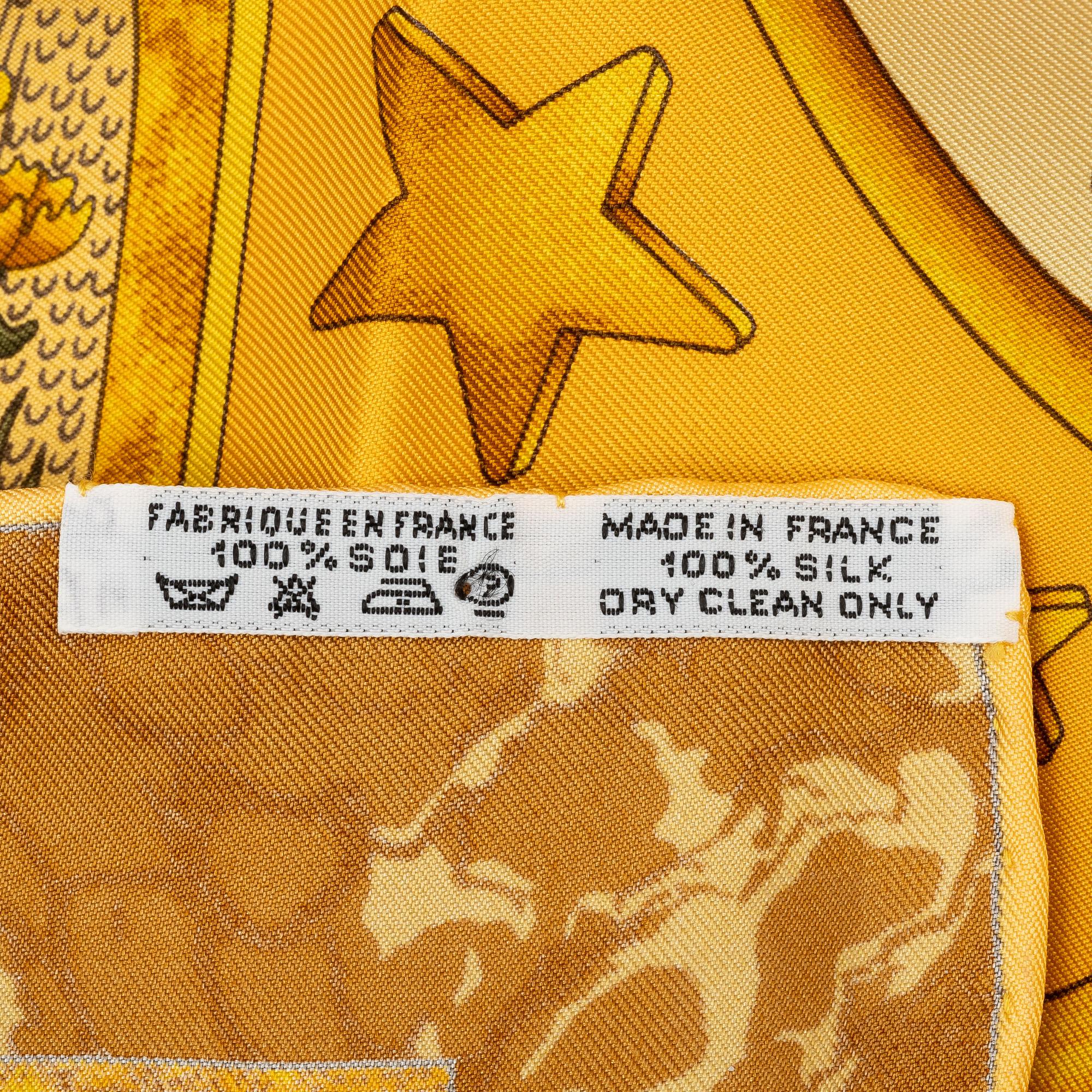 Hermès, scarf, "Carpe Diem".
