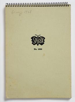 Lotte Laserstein, 4 skissböcker med blyertsteckningar.