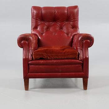 FÅTÖLJ, Chesterfieldmodell, 1900-talets första del.