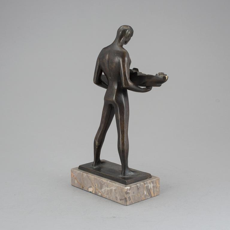OKÄND KONSTNÄR, skulptur, brons. 1900-talets mitt.