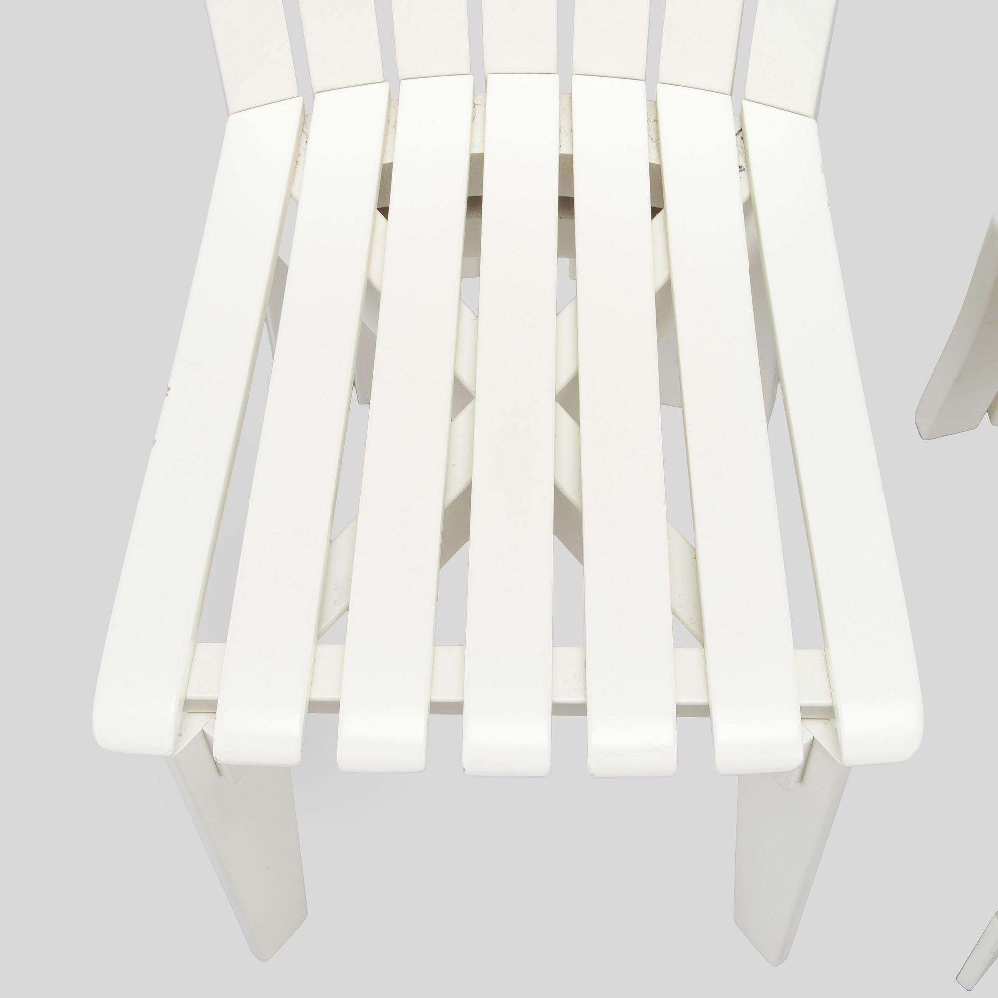 Alvar & Aino Aalto, trädgårdsmöblemang, 5 delar, "Aurinko"-serien, Artek, 2000-tal.