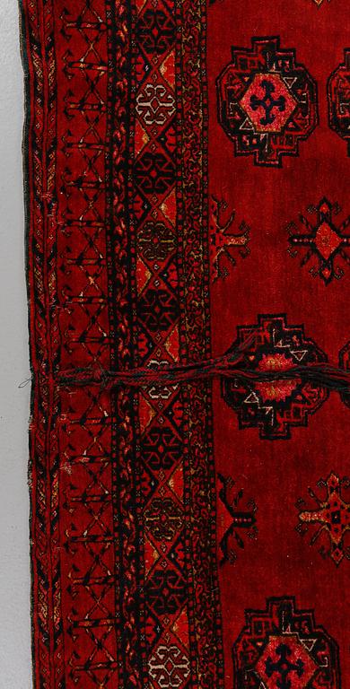 SÄCK, Tekke, Turkmenistan, troligen semiantik, ca 178 x 108 cm. Bag, Tekke, Tukrmenistan,  MORE THAN 50 YEARS OLD.