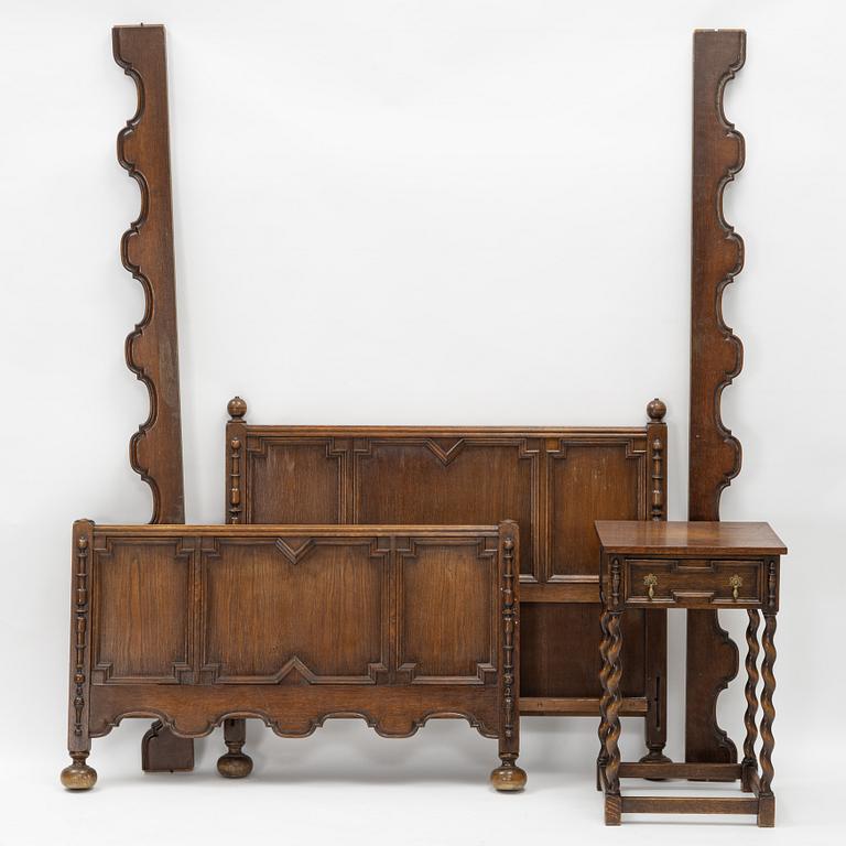 A Bed Frame with Nightstand
Nordiska Kompaniet, 1929-33.