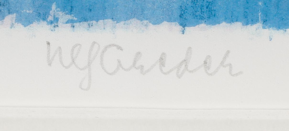 ULF GREDER, färglitografi, signerad, numrerad 11/360.