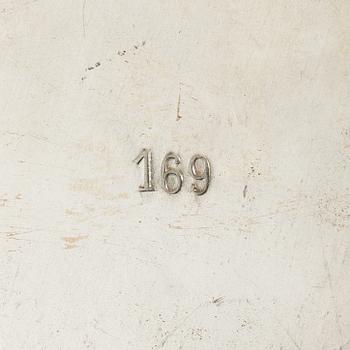 An Art Nouveau dish, WMF (Würtembergische Metallwarenfabrik), early 20th century.