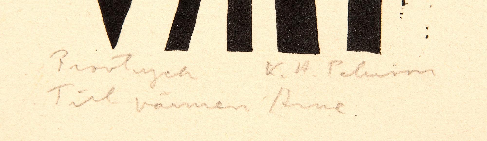 Karl Axel Pehrson, Utan titel.