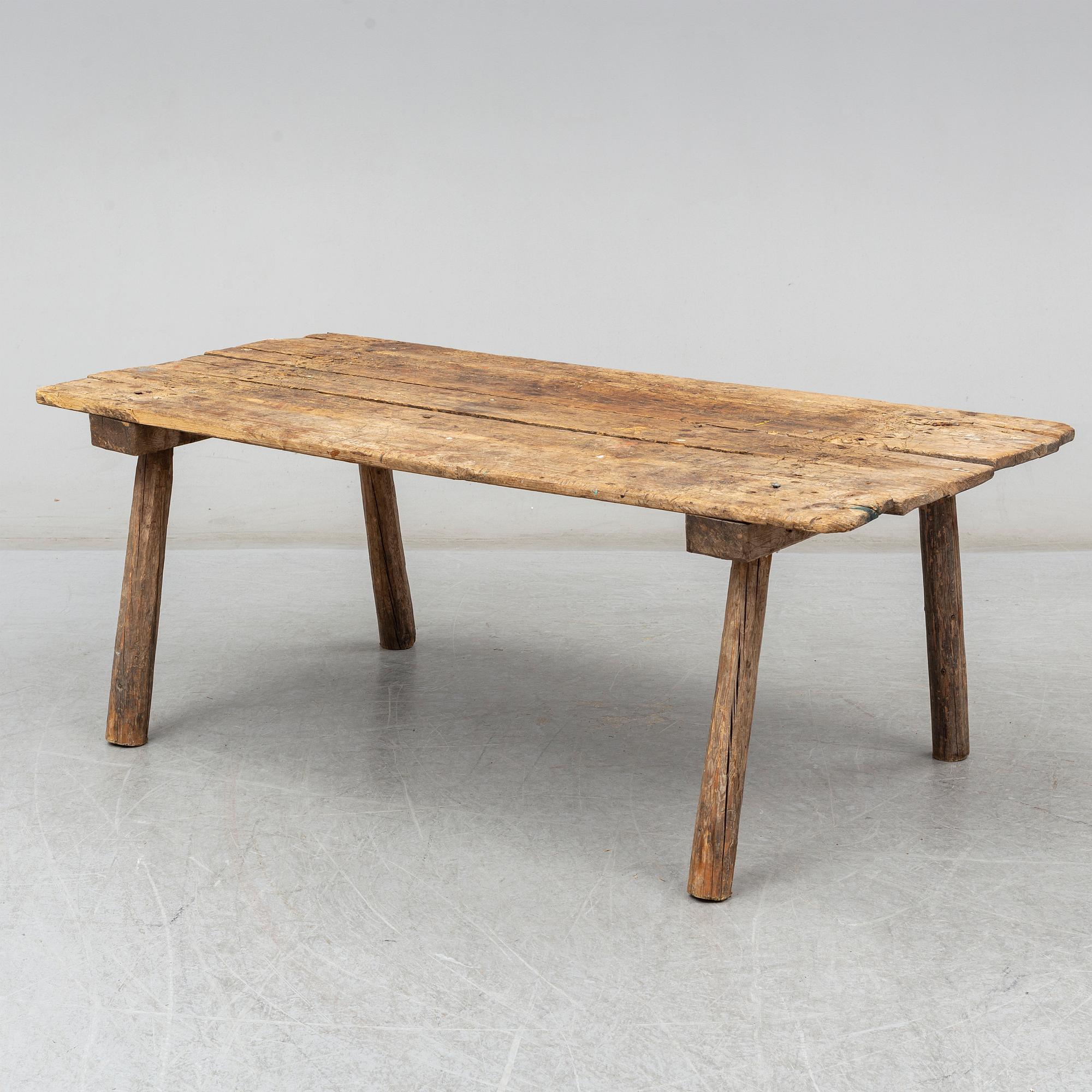 BORD / BÄNK, allmoge, 1800-tal.