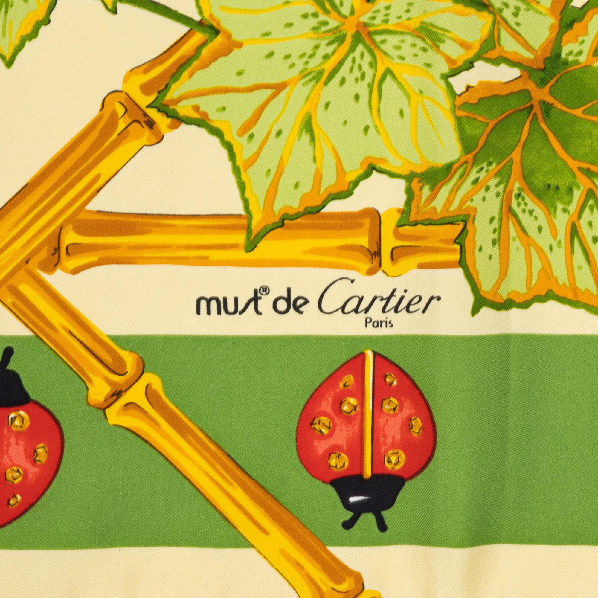 Cartier, scarf.