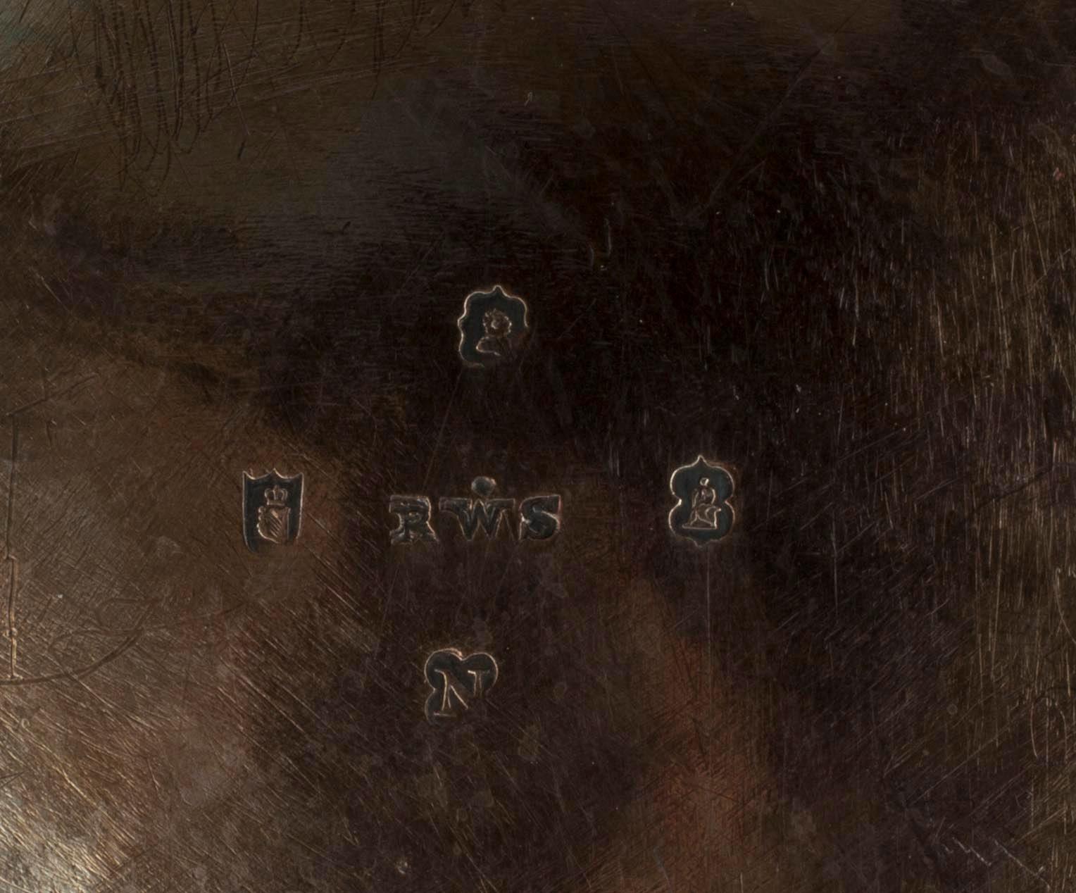 TEKANNA, silver, Irland 1830-tal. Vikt 1125 g.