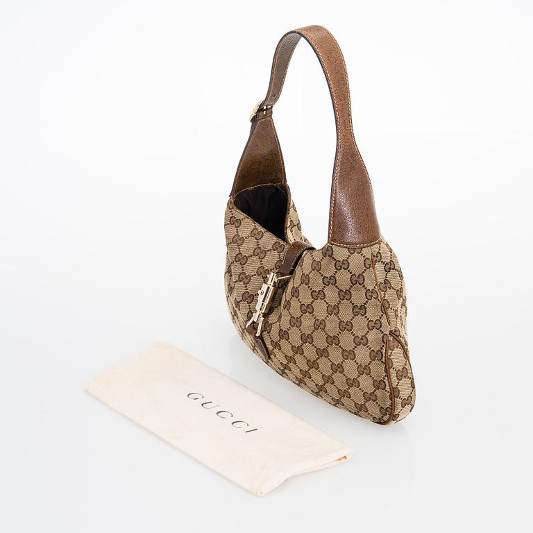 Gucci, A  monogram 'Jackie' Bag.