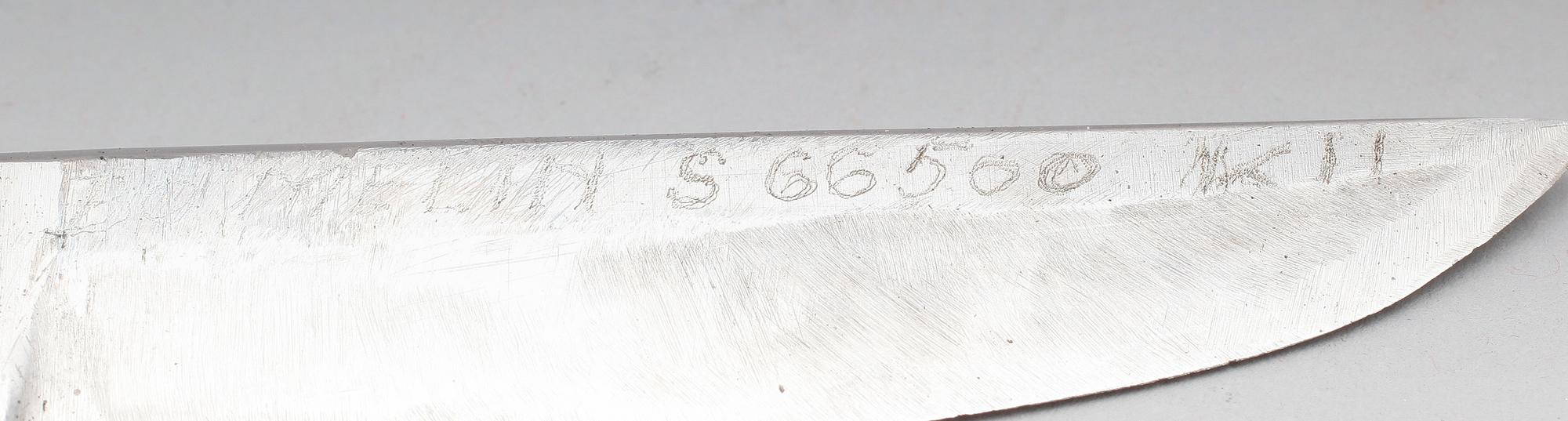 KNIV, rostfritt stål, nylon och mässing, Tapio Wirkkala, Hackman, Finland.