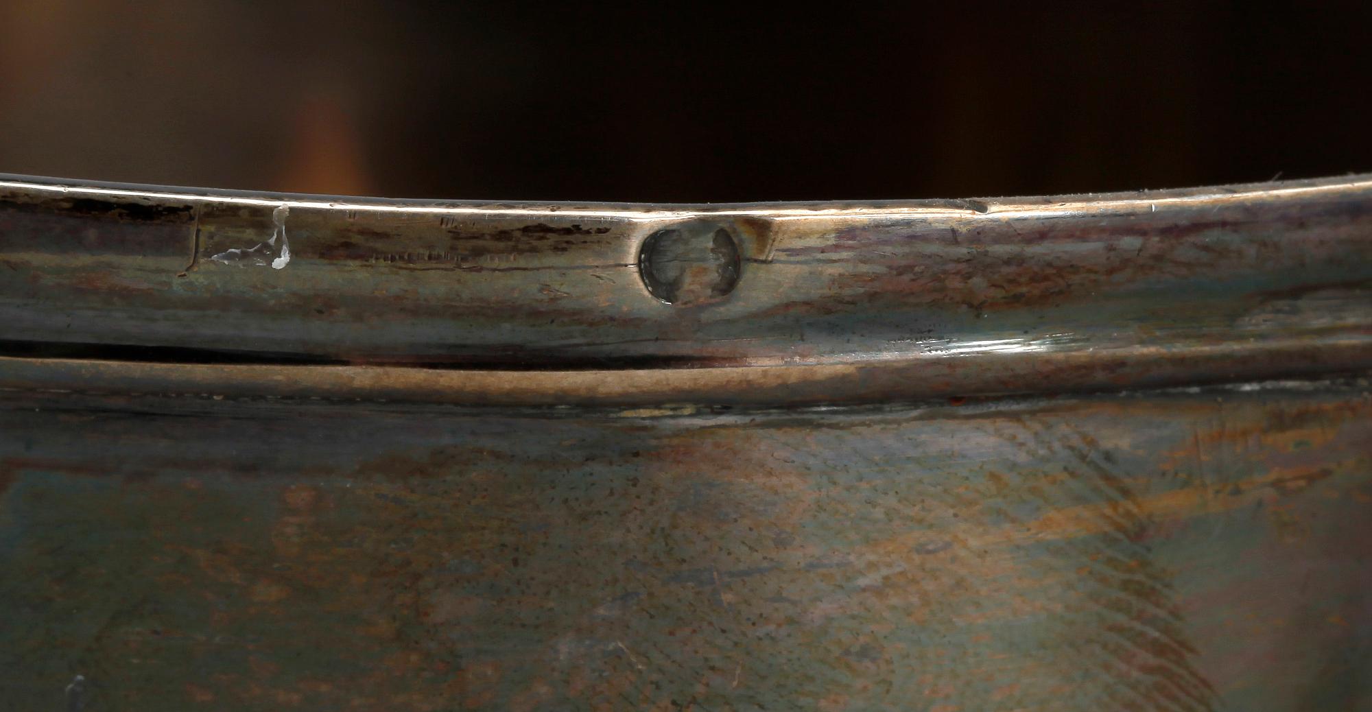 KAROTT, silver, otydliga stämplar, svensk importstämpel, 1800-tal.