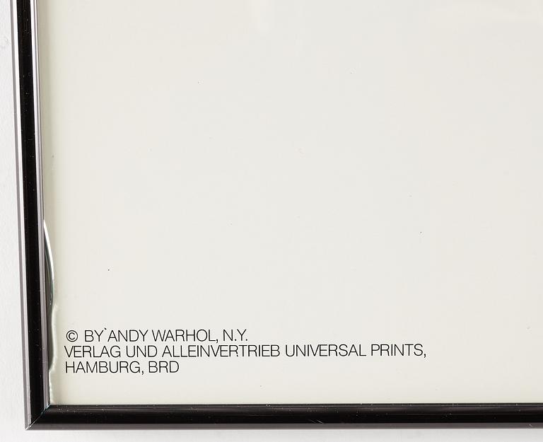 MOVIE POSTER, after Andy Warhol, 'Querelle', 1983.