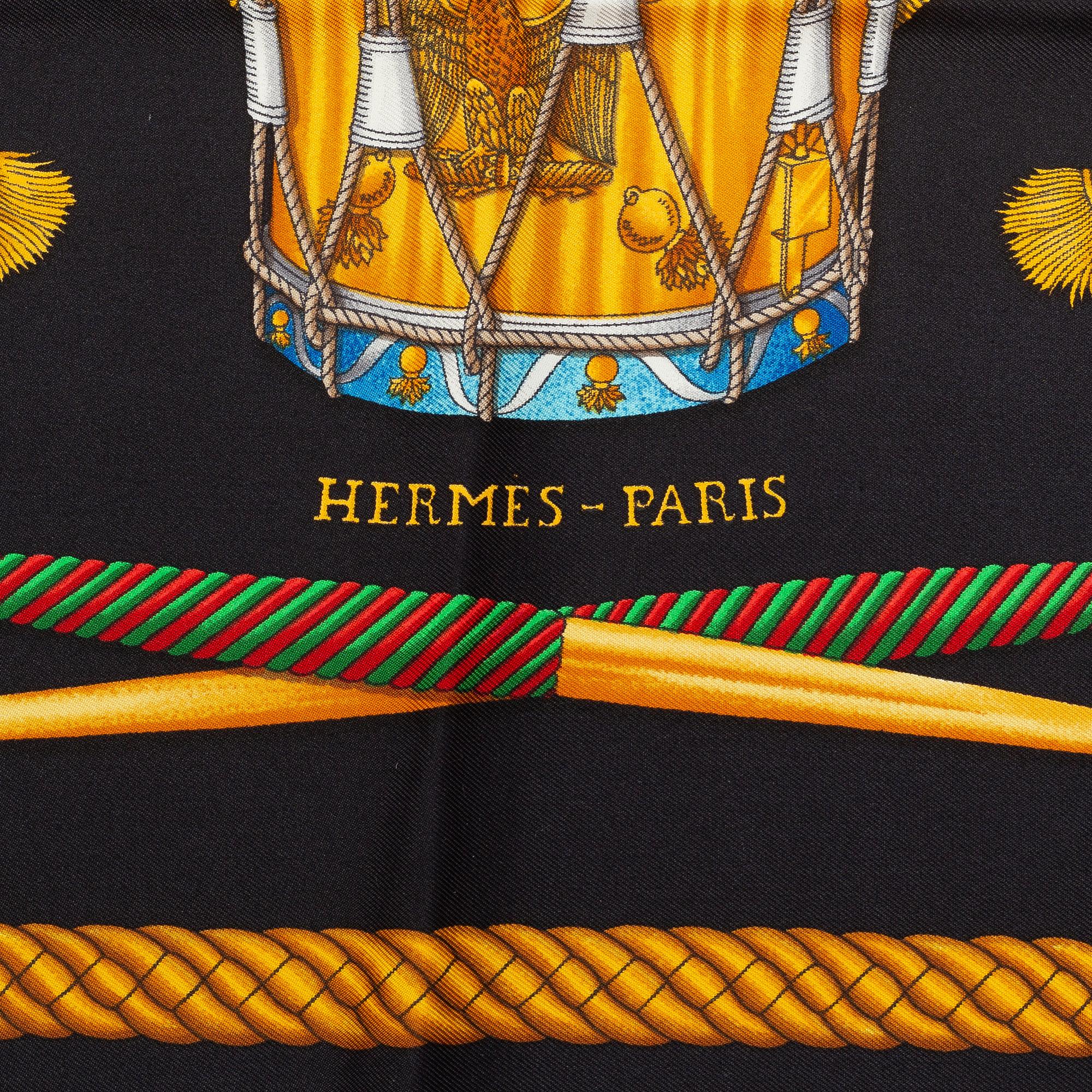 Hermès, scarf, "Les Tambours".