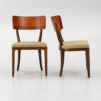 Stolar, 4 st, Swedish Grace, 1920-tal.