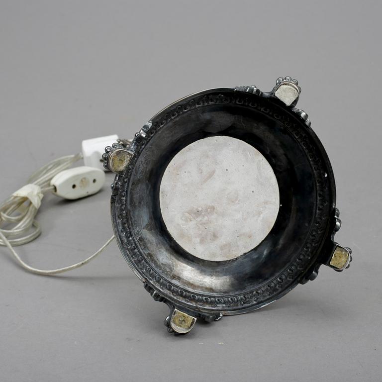 LAMPFOT, silver, Gustaf Möllenborg.