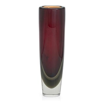 Kaj Franck, a 'KF 239' glass vase signed K. Franck Nuutajärvi Notsjö -60.