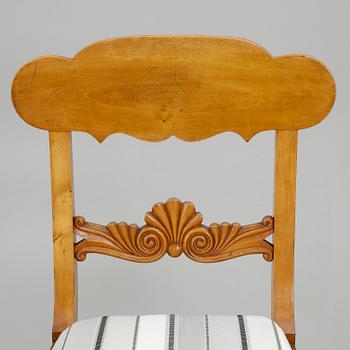 STOLAR, 6 st, senempire, omkr 1800-talets mitt.