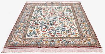 A, 'Golo Bolbol' rug, Isfahan, signed (Mahmoud and Mohammad Reza) Seirafian, c. 230 x 147 cm.