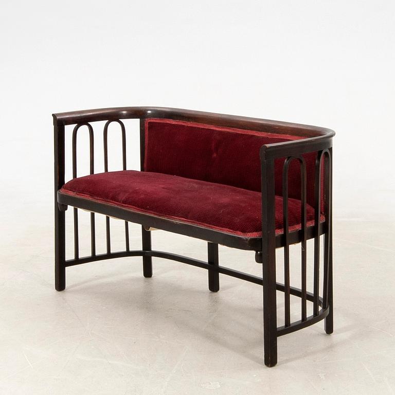 Sofa set attributed to Josef Hoffmann, early 20th century.