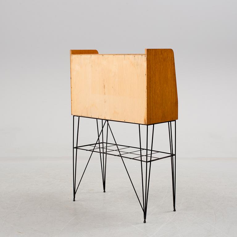 A Swedish 20th century secretaire  "Bang" veneered with teak designed for IKEA.