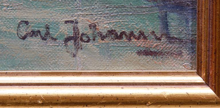 CARL JOHANSSON, olja, sign.