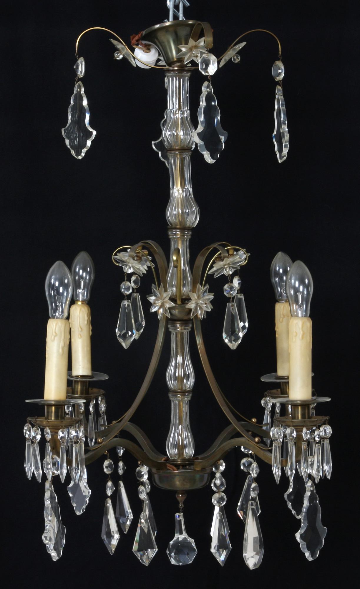 LJUSKRONA, barockstil, 1900-tal. H 75.